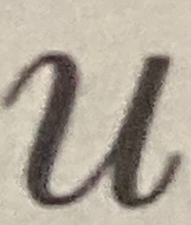 u